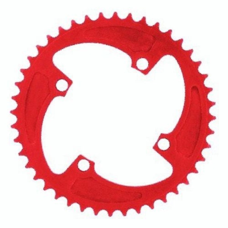 MCS 38t BMX Chainring – Red – 104mm 4-bolt – USA Made
