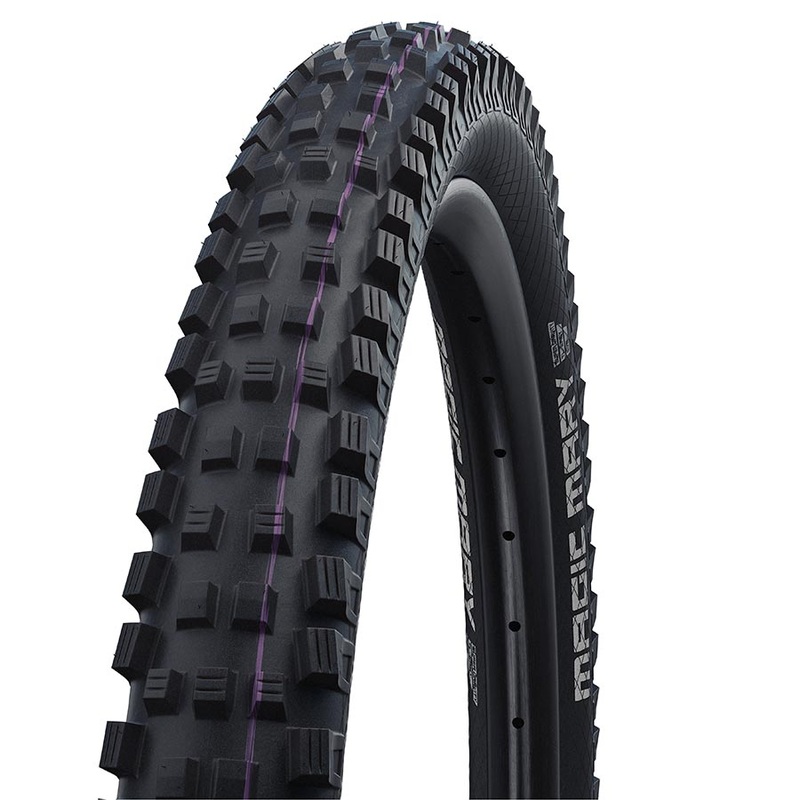 Schwalbe Magic Mary Tire – 29 x 2.50 Tubeless Folding BLK Evolution Line Gravity Pro Addix Ultra Soft Radial