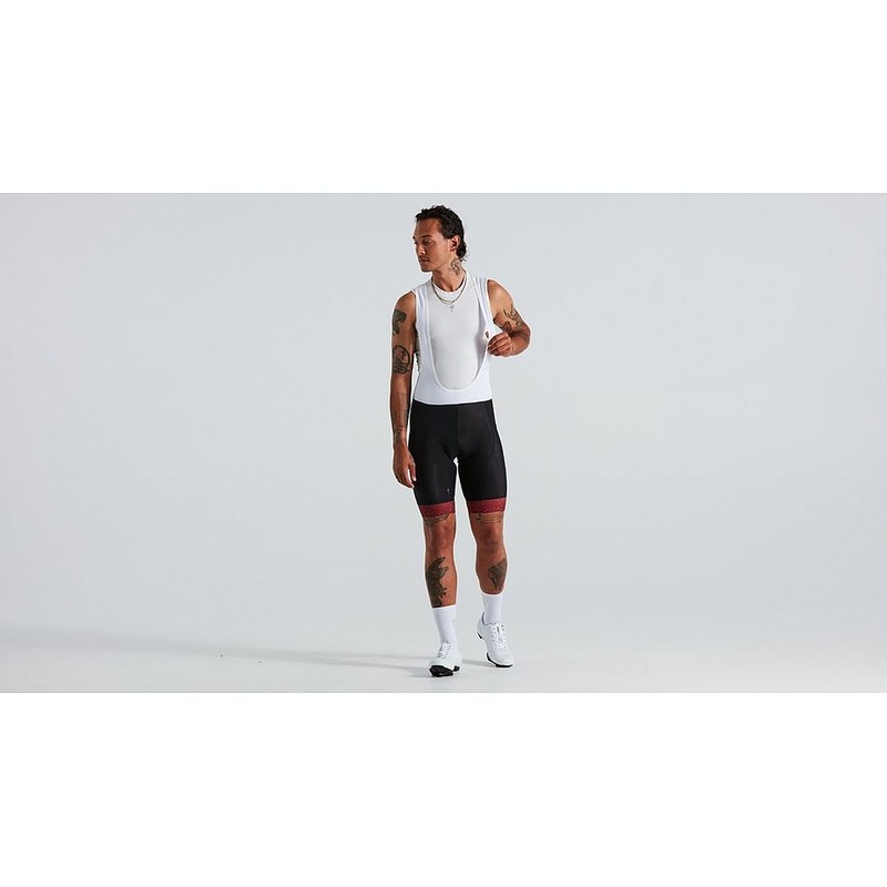 Specialized rbx logo bib short men maroon xxl