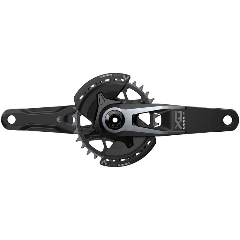SRAM X0 Eagle T-Type Wide Crankset – 165mm 12-Speed 32t Chainring Direct Mount 2-Guards DUB Spindle Interface BLK