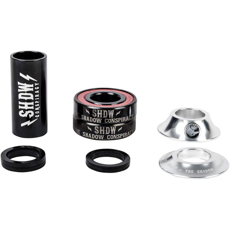 The Shadow Conspiracy Stacked Mid Bottom Bracket Raw Polish for 19mm Cranksets