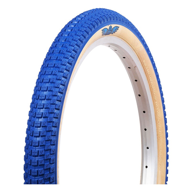 20×2.0 SE Racing Cub BMX Tire – Blue w/ Tan Skinwall