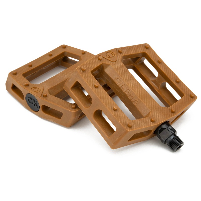 Cinema BMX Chad Kerley “CK” Nylon Platform Pedals – 9/16″ – Gum