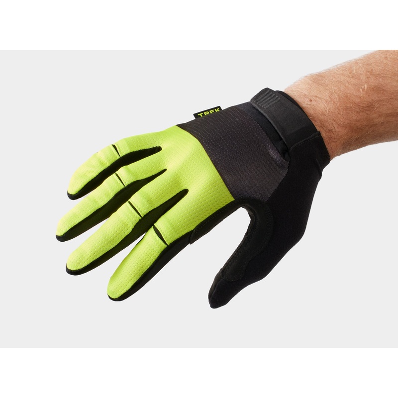 Glove Trek Circuit Full-Finger Large Radioactive Yellow