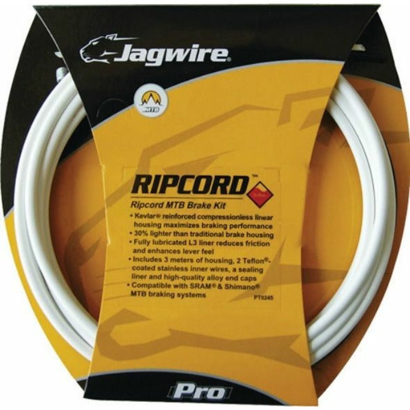 Jagwire Ripcord Cables Brake Cable Set Brake MTB White