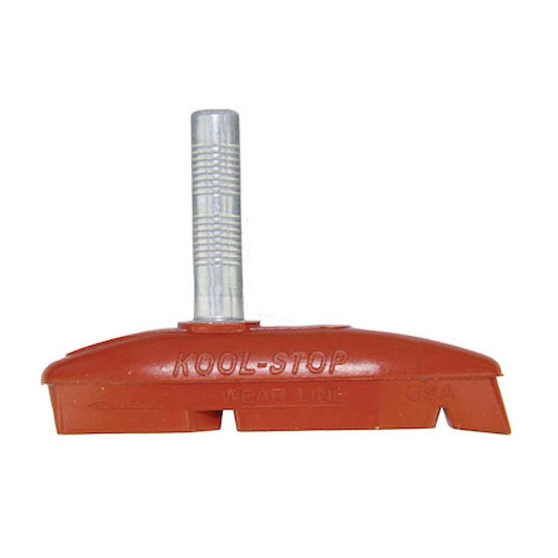 Kool Stop Eagle 2 Cantilever Brake Pads Non-threaded posts Salmon Red Pair