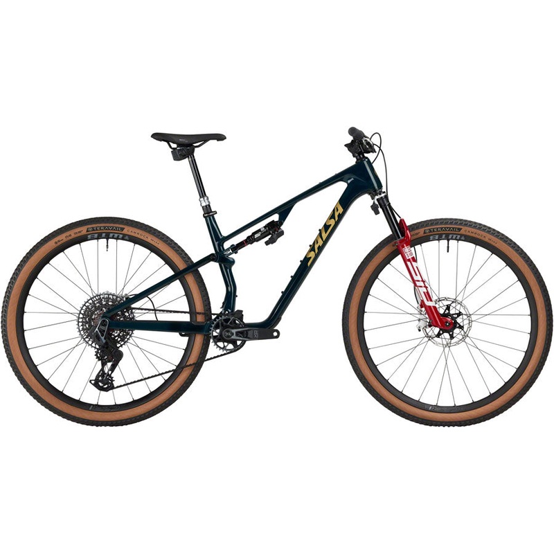 Salsa Spearfish C Deluxe XO AXS Transmission Bike – 29″ Carbon Midnight Carbon X-Large