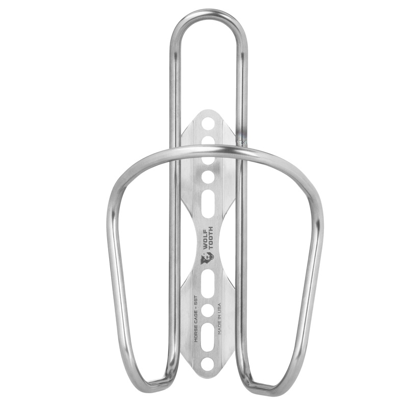 Wolf Tooth Components Morse Water Bottle Cage – Stainless Steel – Each