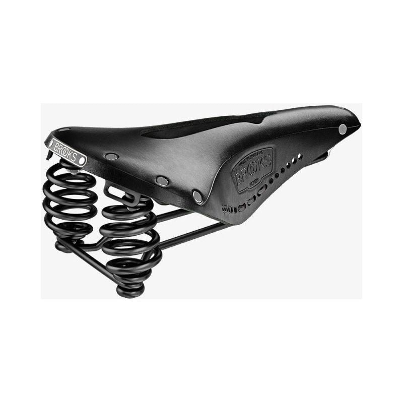 Brooks Flyer Saddle – Steel Carved Black