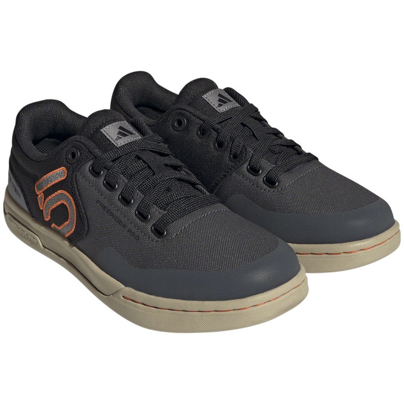 Five Ten Freerider Pro Canvas Flat Shoes – Women’s, Gray Six/Gray Four/Impact Orange, 8