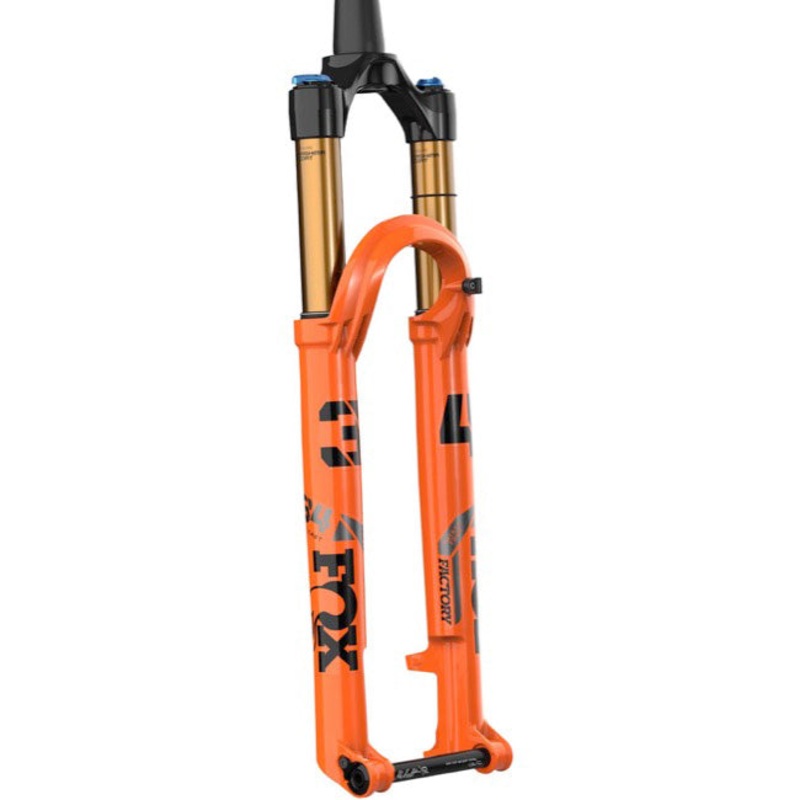 Fox 34 Factory Step Cast 120mm Fork – 29 44mm Rake, Grip SL, Kabolt, 3-Position, Shiny Orange