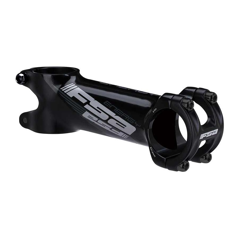 FSA Energy Stem Diameter: 31.8mm Length: 90mm Steerer: 1-1/8 6 Black