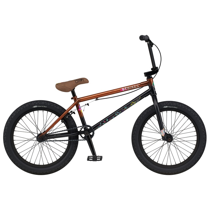 GT Team Mercado 21″TT BMX Freestyle Bike-Gloss Trans Peach