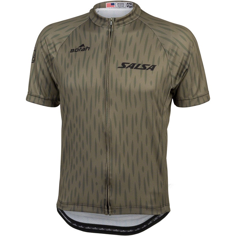 Salsa Mens Hinterland Jersey – Small Olive Green