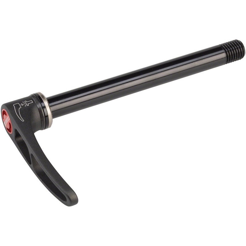 DT Swiss RWS MTB Front Thru Axle – 12 x 100mm Overall Length 121mm M12 x 1.5mm Thread Pitch Flat Washer Plug-in Lever