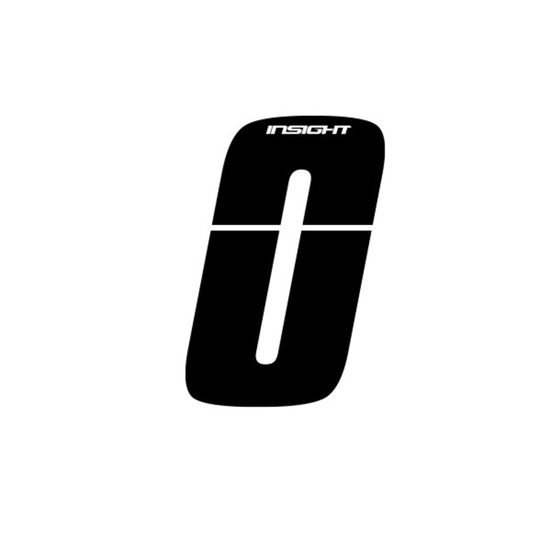 Insight Plate 3″ Numbers – Black