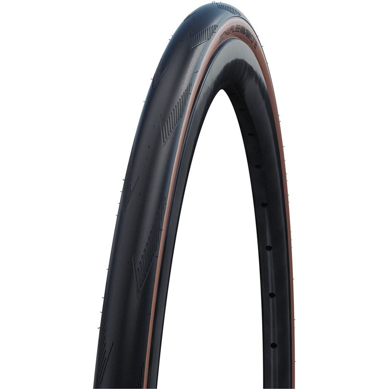 Schwalbe One Tire – 700 x 25 Tubeless Folding Bronze Performance Line RaceGuard Addix E-25