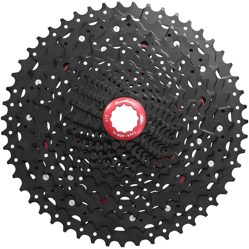 SunRace CSMZ903 Cassette – 12-Speed 11-51t Black Chrome