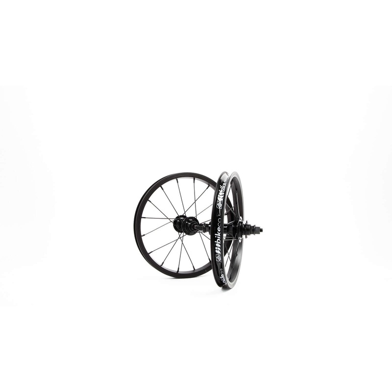 2″ OEM WHEELSET 6 HOLE 3/8″ LOOSE FRONT 3/8″ SEALED 9T CASSETTE REAR ALL BLACK