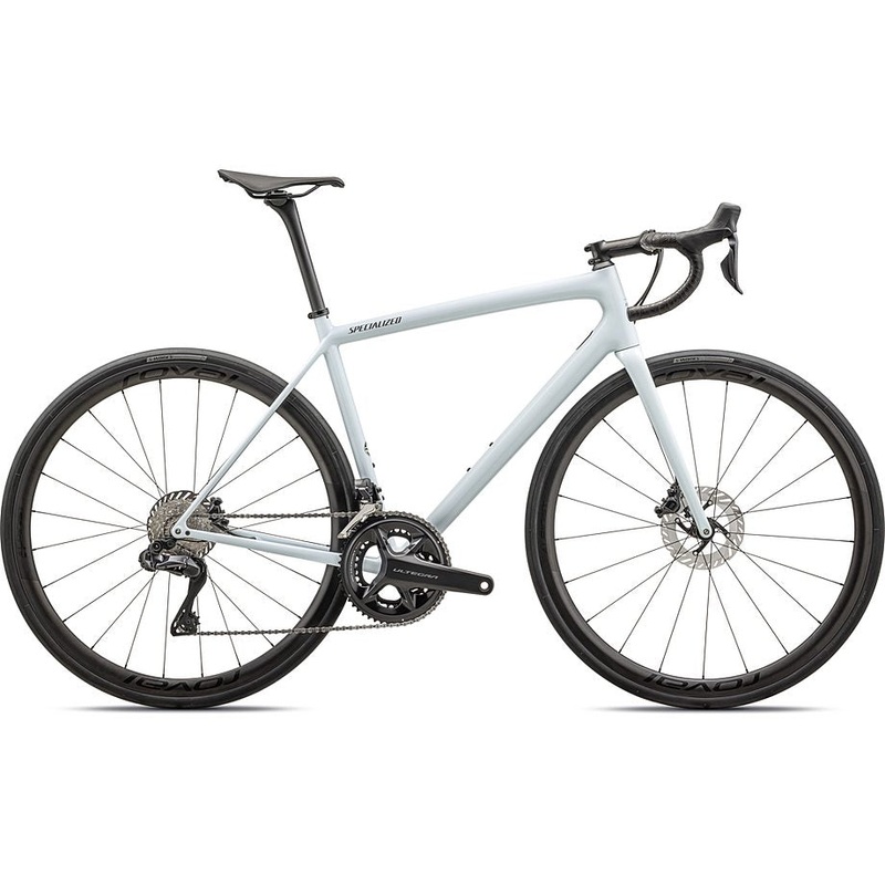 2024 Specialized aethos pro udi2 bike gloss morning mist + lapis radial fade + fog tint edge fade / smoke 54