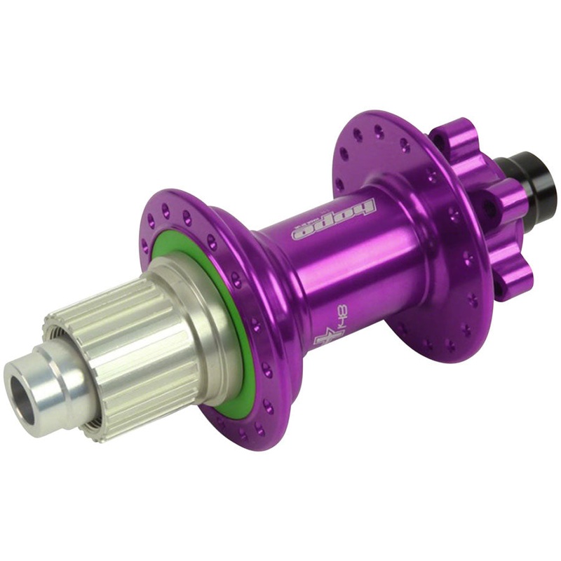 Hope Pro 4 Rear Hub – 12 x 148mm 6-Bolt Micro Spline Purple 32H