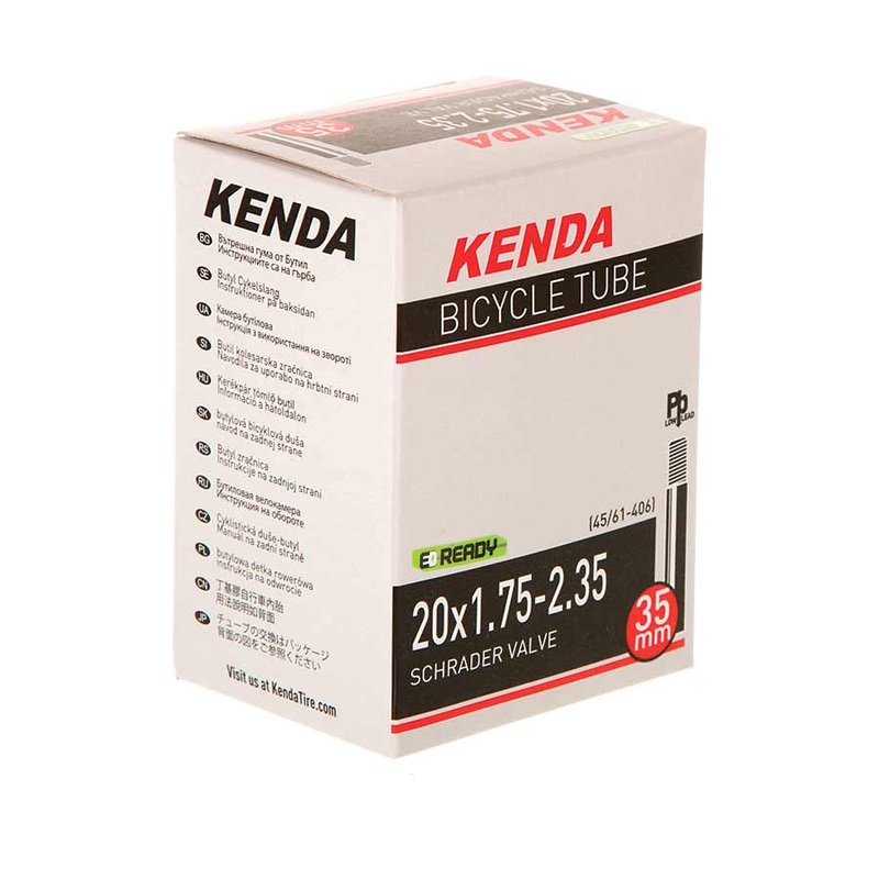 Kenda Schrader Tube Schrader, Length: 35mm, 20”, 1.75-2.35