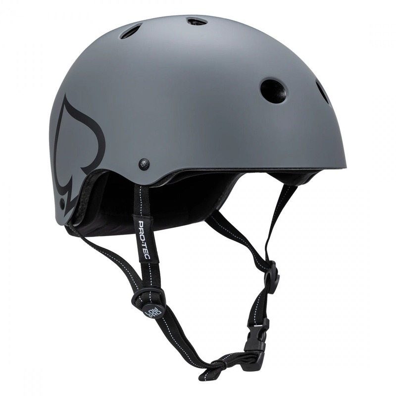 BMX Helmet Protec Low Pro Certified XS/SM 20 to 21.25in (51 to 54 cm) Matte Grey BMX/Skate