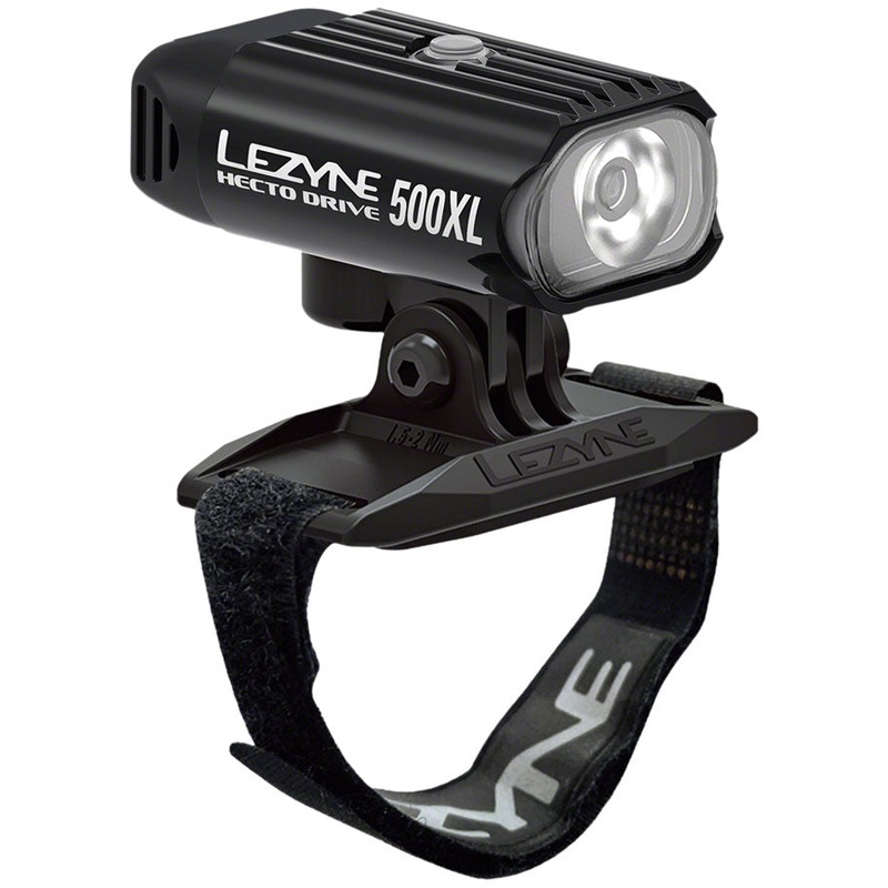 Lezyne Hecto Drive 500XL Rechargable Headlight – 500 Lumens Black