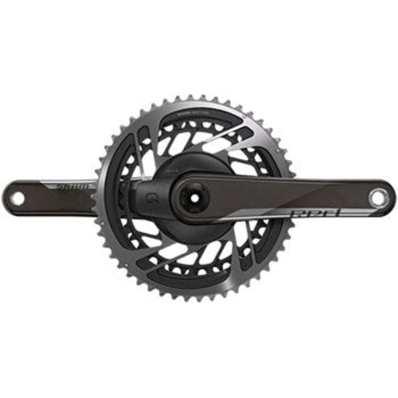 RED AXS Power Meter Bicycle Crankset – 165mm, 12-Speed, 48/35t, Direct Mount, DUB Spindle Interface, Natural Carbon, D1