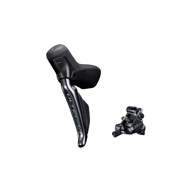 Shimano Ultegra ST-R8170A Di2 Shift/Brake Lever BR-R8170 Hydraulic Disc Brake Caliper – Left/Front 2x Flat Mount BLK