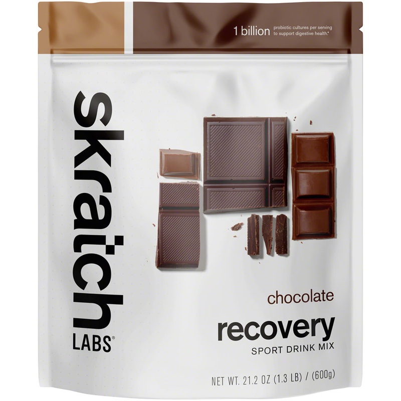Skratch Labs Recovery Sport Drink Mix – Chocolate, 12-Serving Resealable Pouch