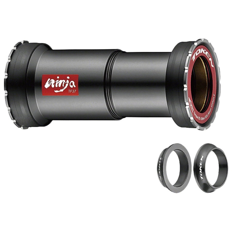 Token Ninja TF46386 Press Fit Double-Thread Bottom Bracket – PF30 BB386/BB392 BLK