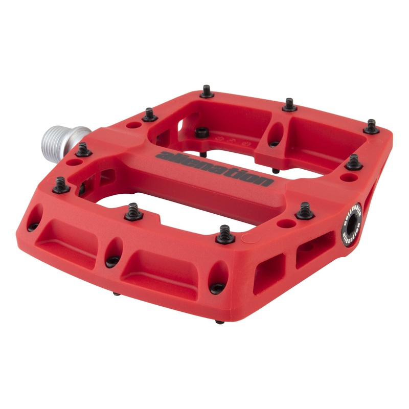 Alienation Foothold Sealed PC Platform Pedals – 9/16″ – Red