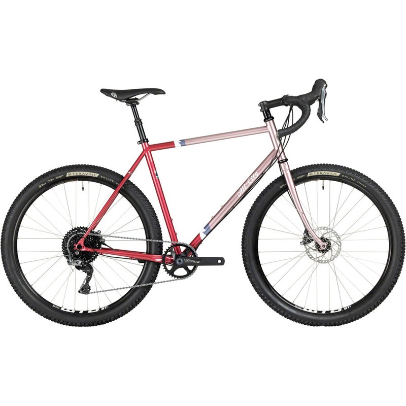 All-City Gorilla Monsoon Bike – 650b, Steel, GRX, Hotberry Rhubarb, 49cm