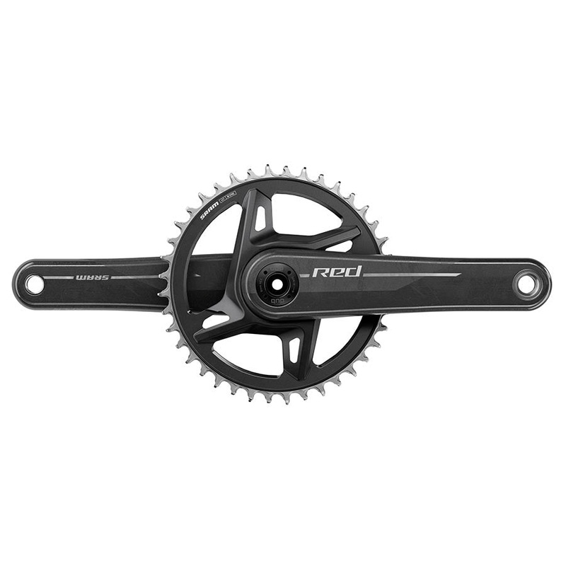 RED 1x XPLR Wide Crankset – 175mm 13-Speed 40t 8-Bolt Direct Mount DUB Spindle Natural Carbon E1