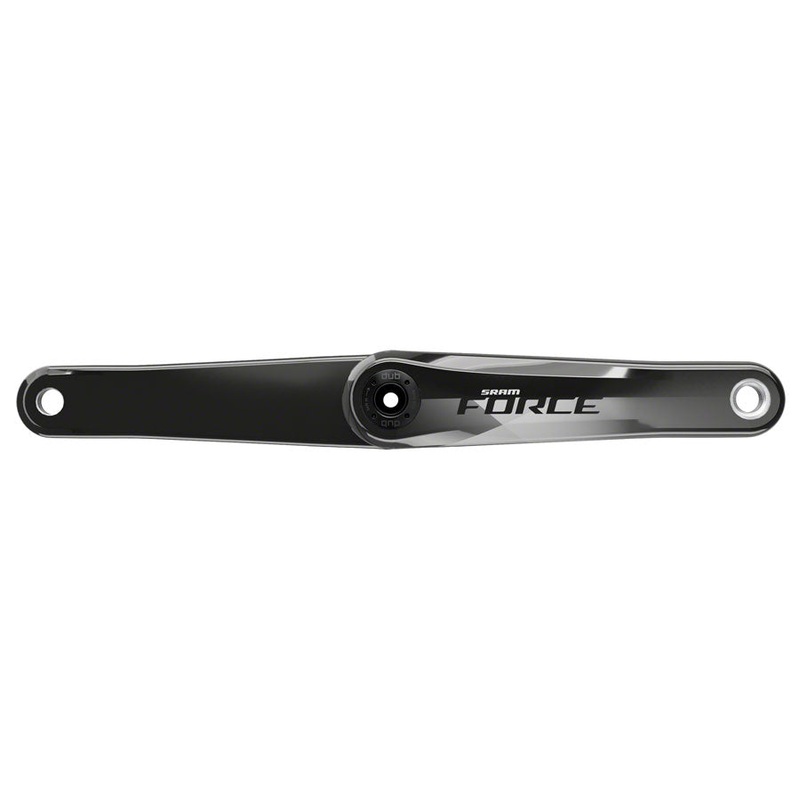 SRAM Force AXS Crank Arm Assembly – 167.5mm 8-Bolt Direct Mount DUB Spindle Interface Gloss Carbon D1