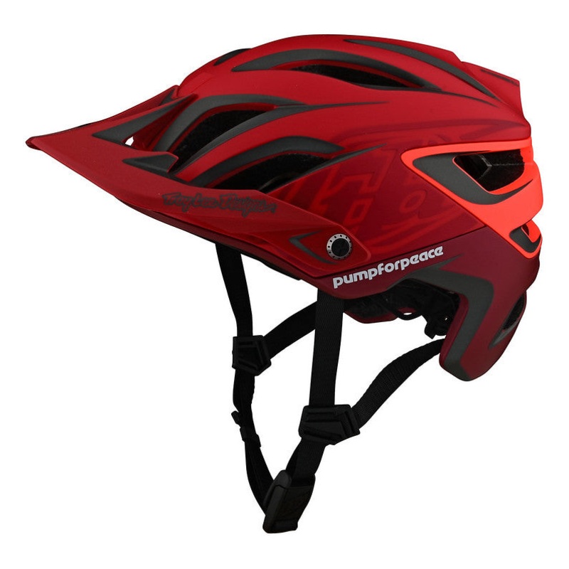Troy Lee Designs A3 MIPS MTB Helmet – Pump for Peace Red