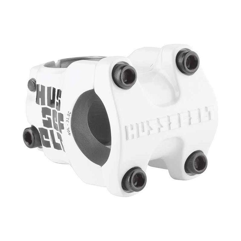 TruVativ Hussefelt Stem – 40mm 31.8 Clamp /-0 1 1/8 Aluminum White