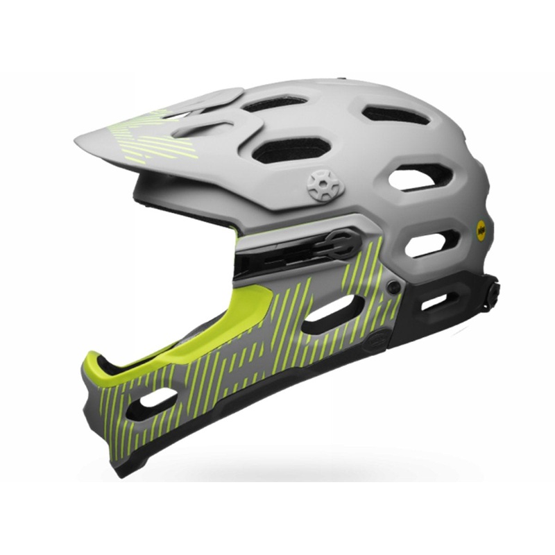 Bell Super 3R MIPS Full Face Helmet – Matt Smoke-Pear