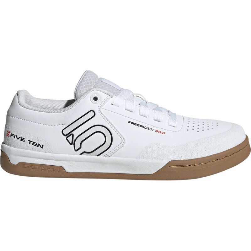 Five Ten Freerider Pro Flat Shoes – Men’s FTWR White/Core Black/Red 15