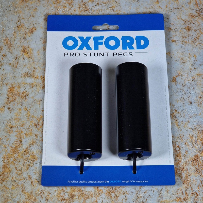 Oxford Steel 100mm Pegs Black Pair