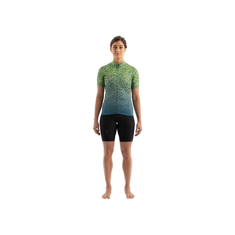 Specialized rbx jersey w/S-Worksat ss wmn dusty turquoise / hyper green terrain m