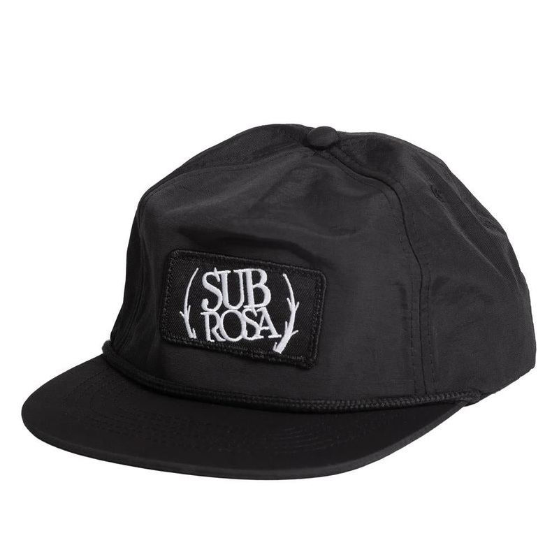 Subrosa Cropped Crest Hat – Black