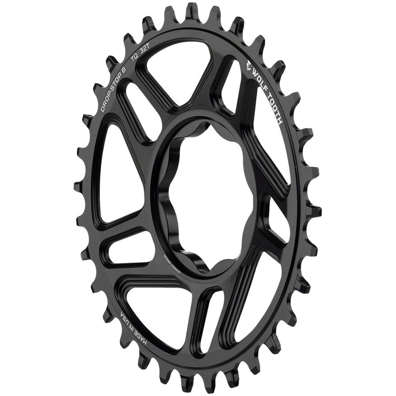 Wolf Tooth Trek TQ Direct Mount Chainring – Drop-Stop B, 30T, Black