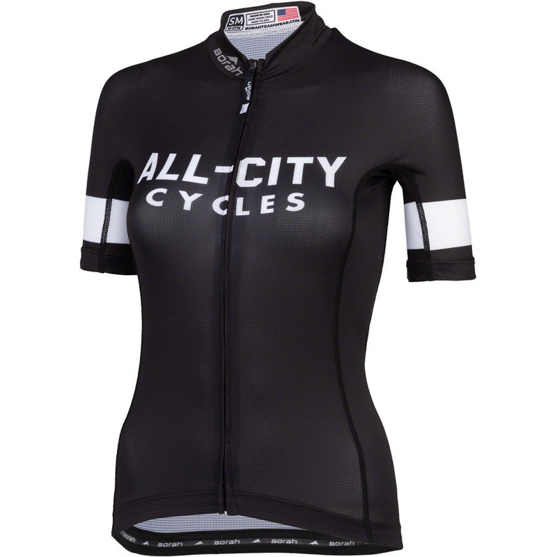 All-City Classic 4.0 Women’s Jersey – Black, White, Large