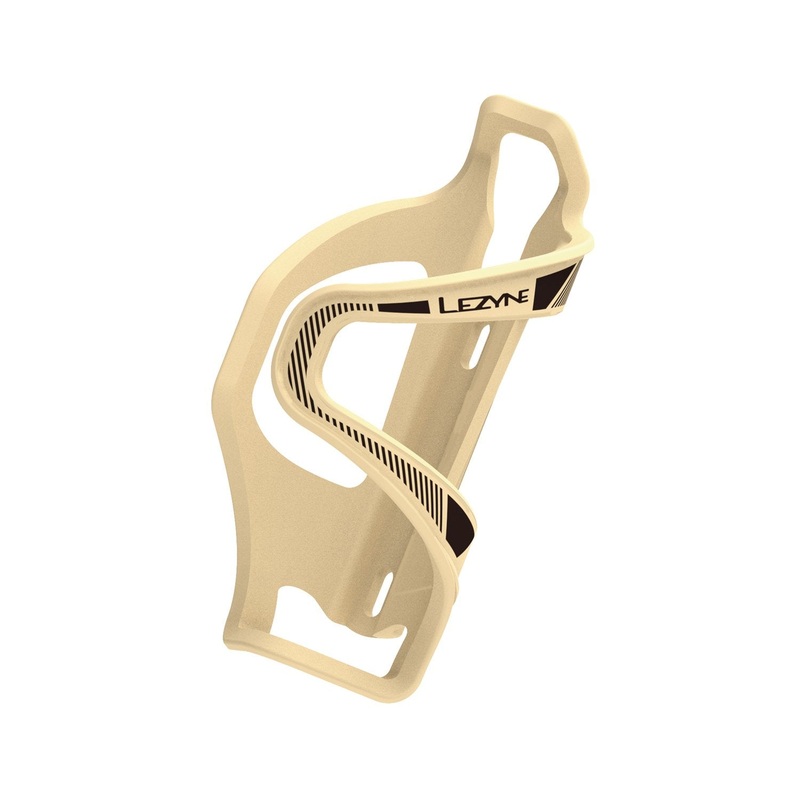 Lezyne Flow SL Enhanced Water Bottle Cage – Left Side – Matt Tan