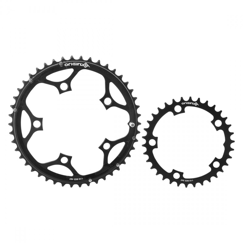 Premium Aluminum 2x 110mm BCD Chainring Set for Road, Cross & Gravel – 10/11-Speed, Smooth Shifting, Durable Performance