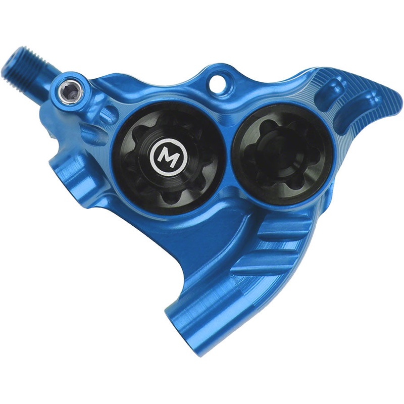 Hope RX4+ Disc Brake Caliper – Rear Flat Mount Direct +20mm Mineral Oil Blue