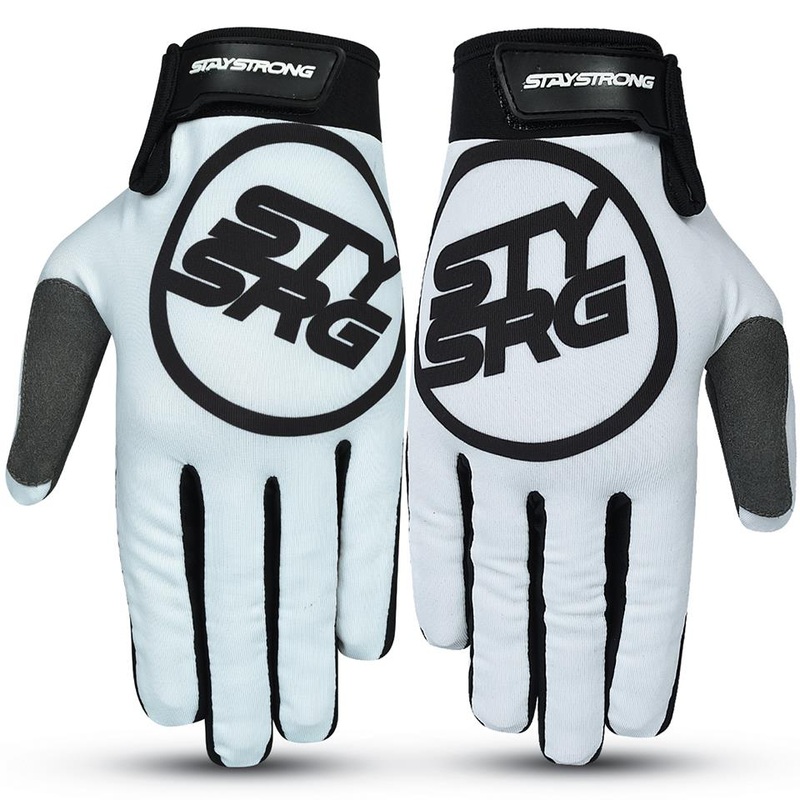 Stay Strong Staple 3 Gloves – White