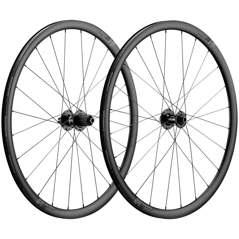 Vision Team 30 Wheelset – 700c, 12 x 100/142mm, Center-Lock, HG 11, Black, Clincher
